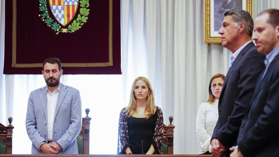 Pleno del Ayuntamiento de Badalona (Barcelona)