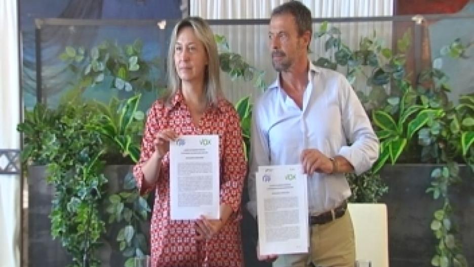 Acuerdo del PP y Vox para gobernar en el Ayuntamiento de Guadalajara