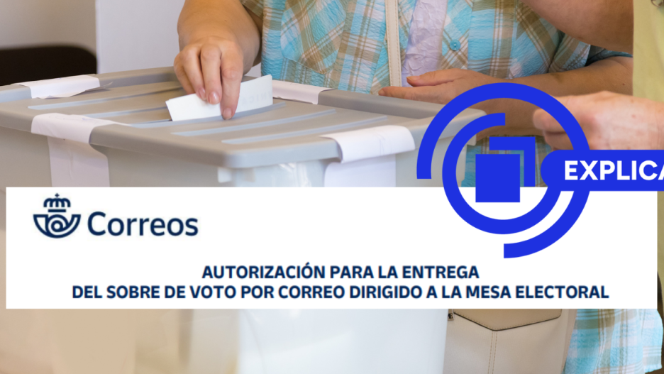 Voto por correo autorizacion otra persona