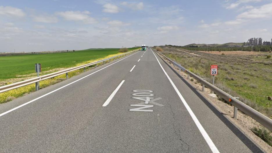 N-400 kilómetro 23, entre Toledo y Aranjuez