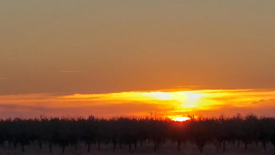 Puesta del sol en Albacete