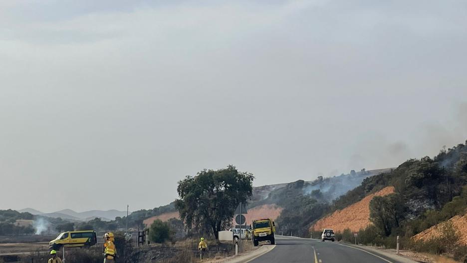 Incendio en Puebla de Don Rodrigo (Ciudad Real), 25/08/2023