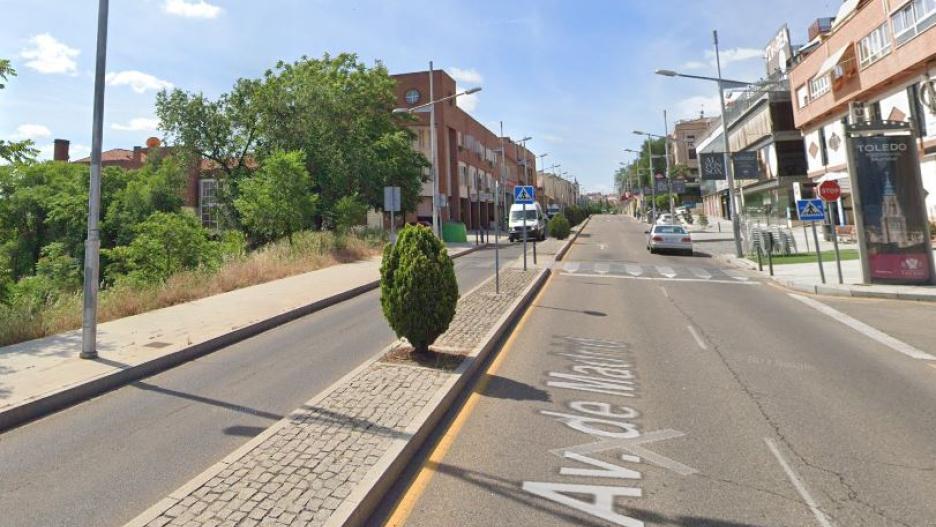 La avenida de Madrid de Toledo donde se habilitará un carril bici.