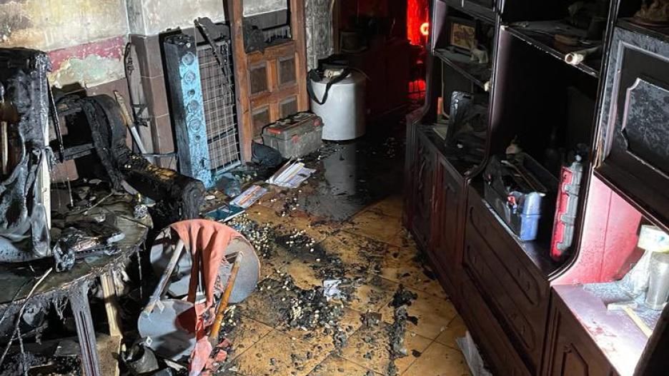 Incendio en una vivienda en Consuegra