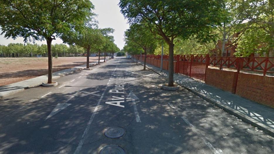 Avenida en la que tuvo lugar el tropello de una persona en julio de este año en Ciudad Real