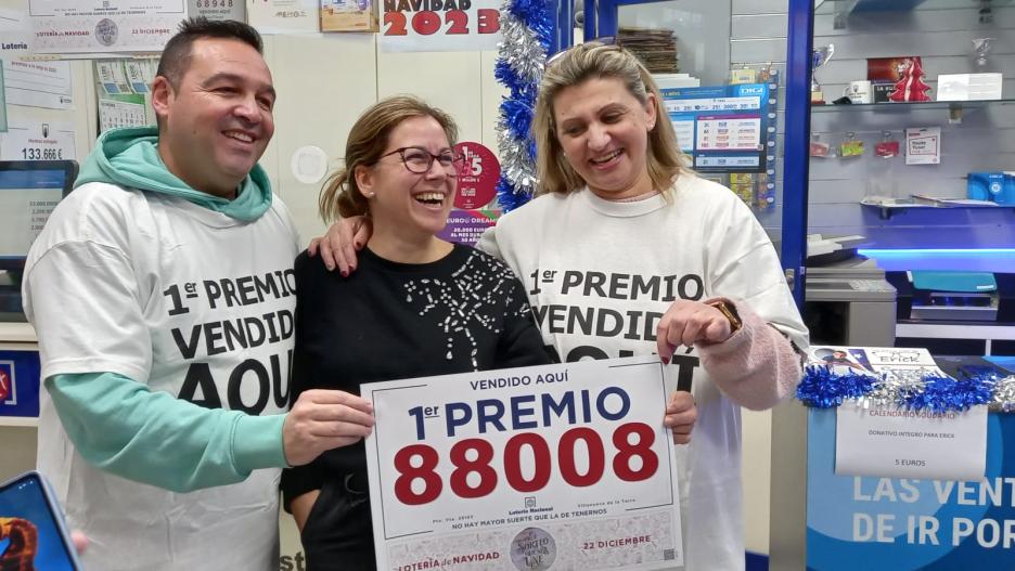 Administración de lotería de Guadalajara en donde se ha vendido el 'Gordo' de Navidad