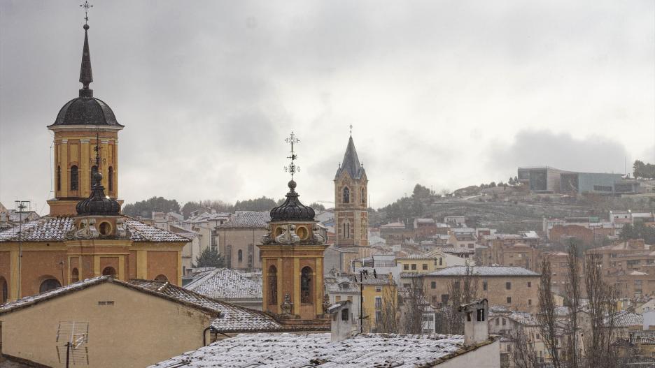 Nieve en Cuenca el pasado año.