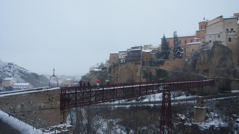 Esta imagen de archivo de Cuenca nevada podría repetirse esta semana.