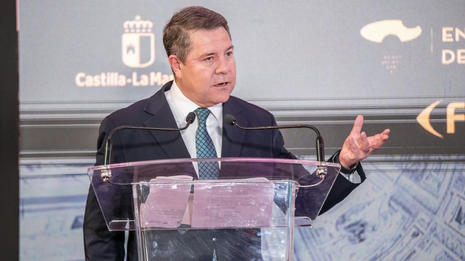 El presidente de C-LM, Emiliano García-Page, en Fitur.
JCCM
24/1/2024