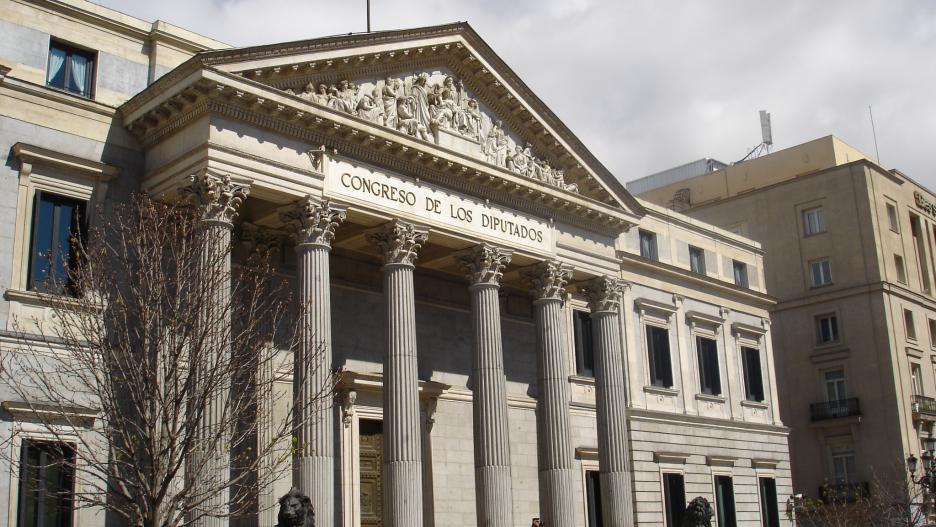 Fachada del Congreso de los Diputados, Madrid