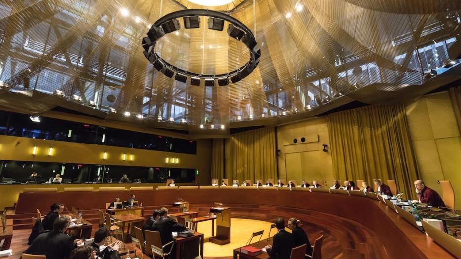 Una vista ante el Tribunal de Justicia de la Unión Europea (Gran Sala)
Tribunal de Justicia de la Unión Europea
(Foto de ARCHIVO)
08/5/2020