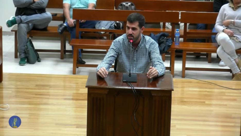 El alcalde de Fontanar, Víctor San Vidal, en un juicio el pasado mes de octubre de 2022.