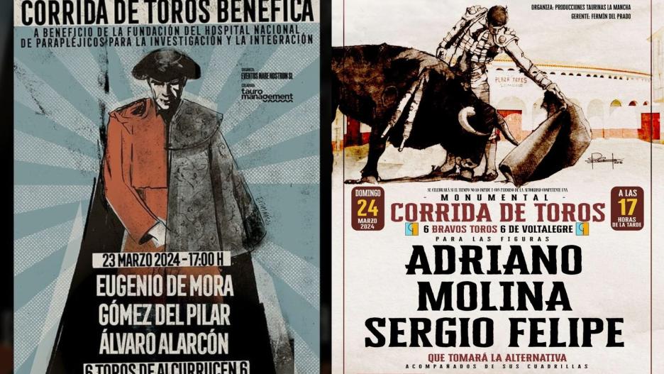 Fin de semana taurino en Castilla-La Mancha Media desde Toledo y Villarrobledo