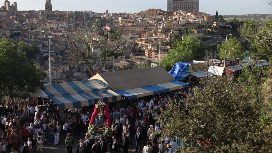 La romería del Valle se celebra todos los 1 de mayo en Toledo.