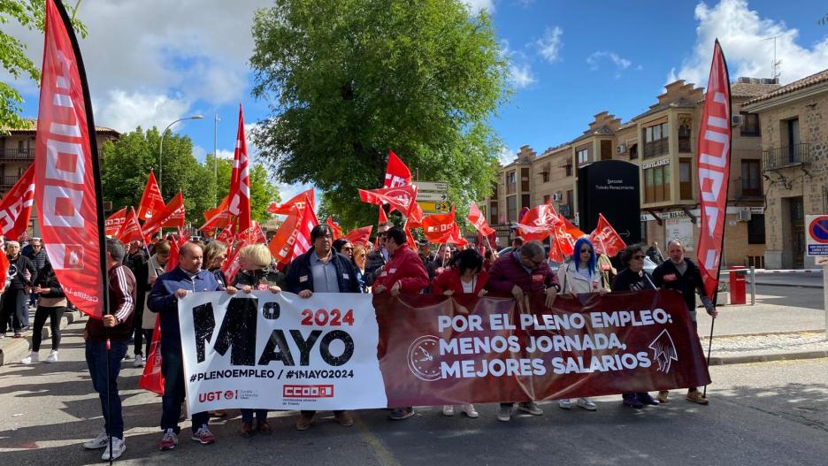 Manifestación en Toledo con motivo del 1 de Mayo-