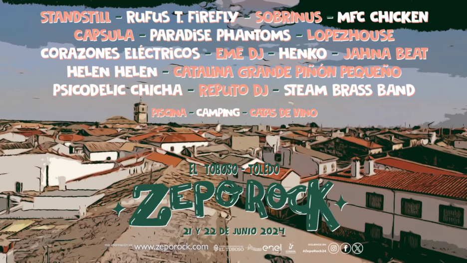 El festival Zepo Rock de El Toboso presenta su vídeo promocional con los vecinos del pueblo.