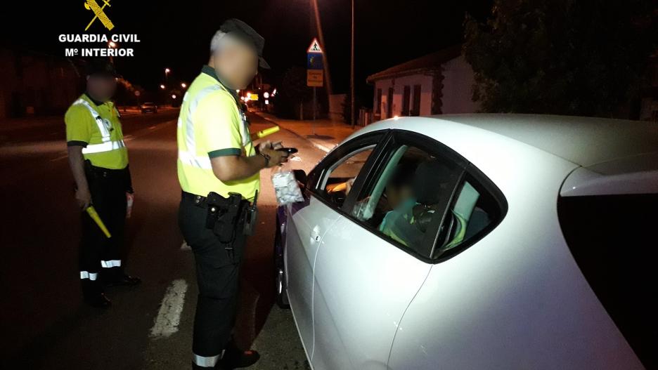 Control realizado por la Guardia Civil