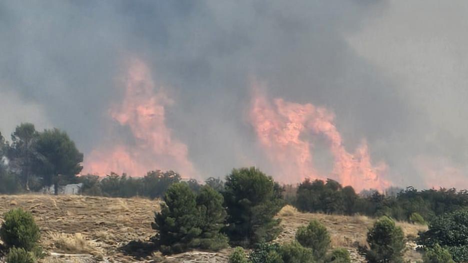 Se declara la Situación Operativa Nivel 1 por posible afección de humo en Borox por un incendio forestal.