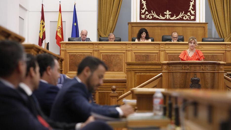 Pleno de las Cortes de Castilla-La Mancha.