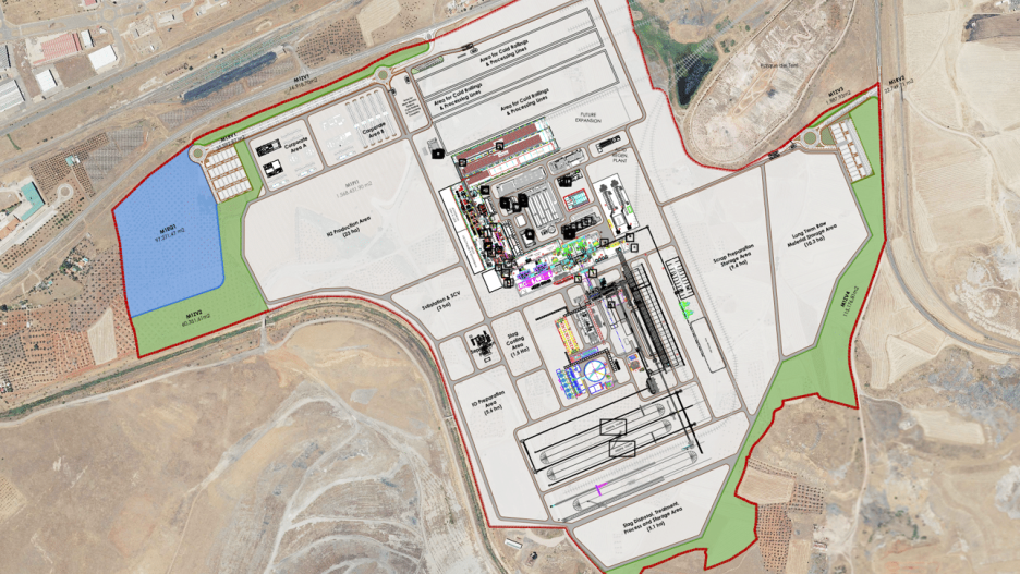 Planta de la fábrica que estará ubicada en Puertollano