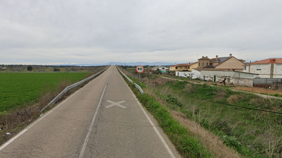 Accidente en la carretera que une Alberche del Caudillo con Gamonal