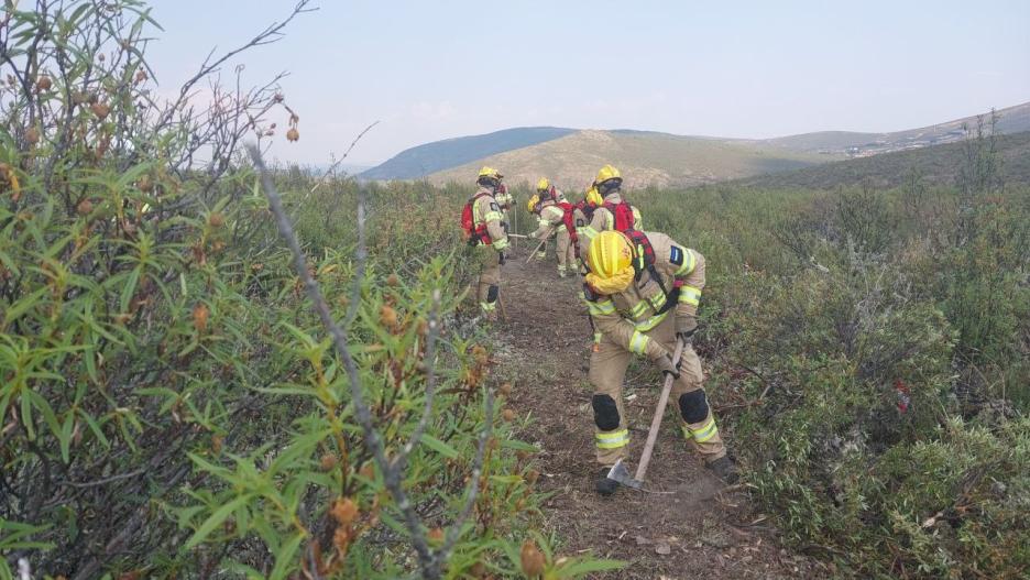 Bomberos de Estonia hacen prácticas en Castilla-La Mancha