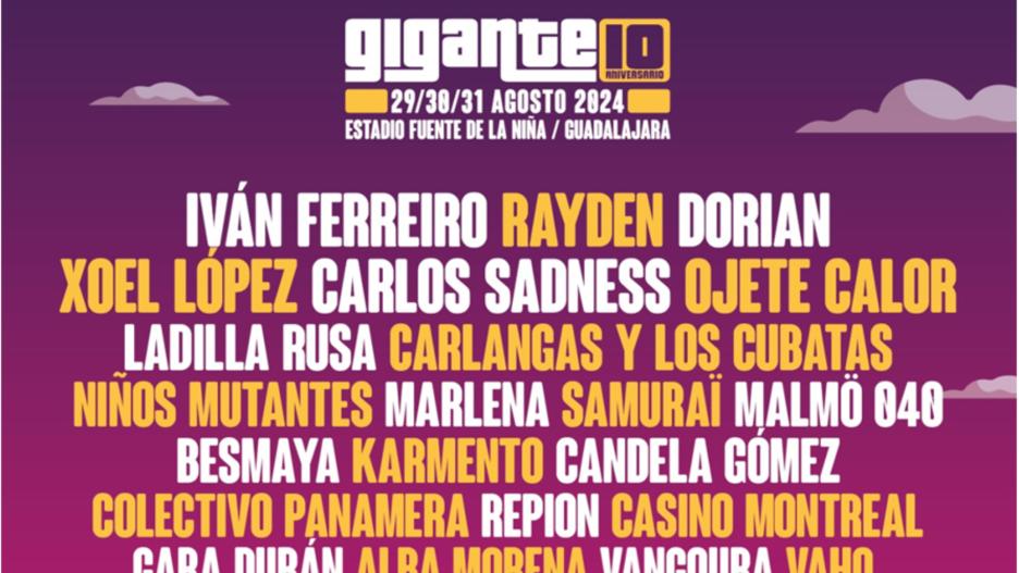 Festival Gigante: del 20 al 31 de agosto en Guadalajara