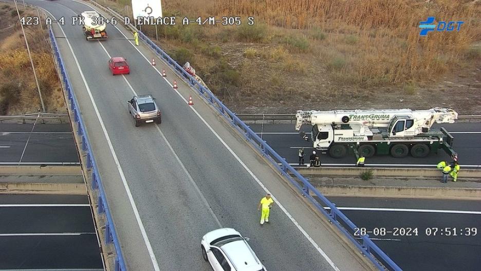 Accidente de tráfico en la autovía A4