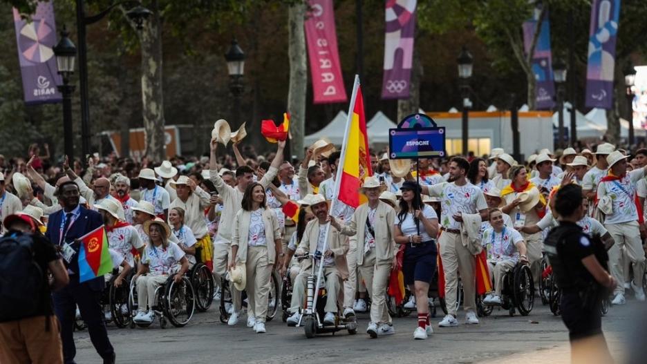 Imagen del desfile de España durante la Ceremonia de Inauguración de los Juegos Paralímpicos de París
CPE
28/8/2024