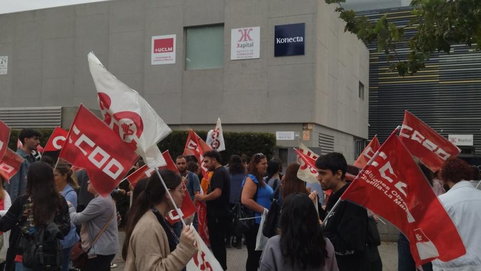 Paros en Digitex-Talavera.

REMITIDA / HANDOUT por CCOO
Fotografía remitida a medios de comunicación exclusivamente para ilustrar la noticia a la que hace referencia la imagen, y citando la procedencia de la imagen en la firma
20/9/2024