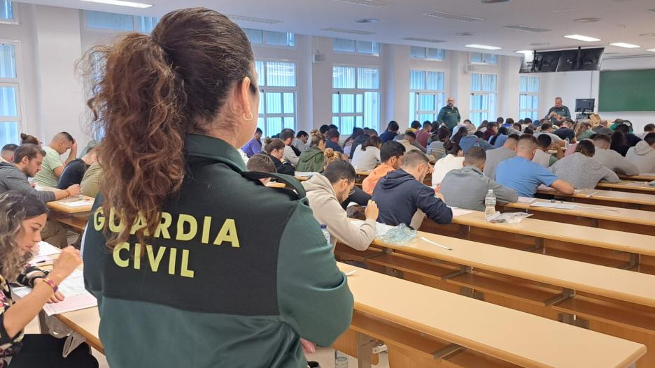 Casi 26.500 personas opositan este fin de semana a una de las más de 2.700 plazas para Guardia Civil