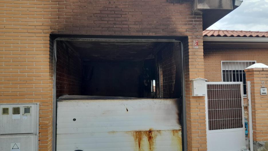 Tres afectados por el incendio de una vivienda en La Mata (Toledo)