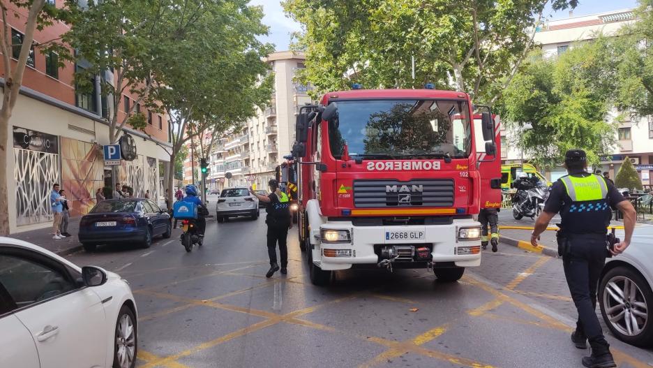 Dos heridos con quemaduras en un incendio en un bar en Ciudad Real.