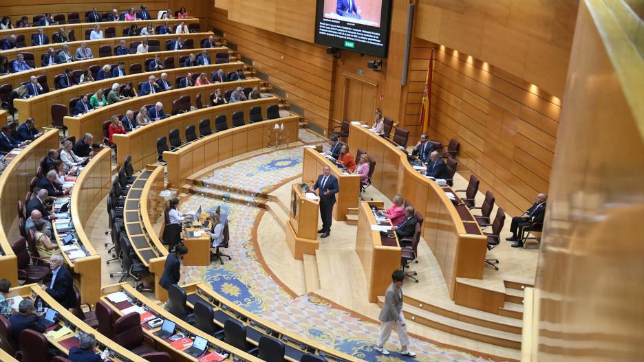 (Foto de ARCHIVO)
El senador del PP, José Antonio Monago, durante una sesión plenaria, en el Senado, a 18 de septiembre de 2024, en Madrid (España). El Senado emulará hoy al Congreso de los Diputados y sacará adelante una moción presentada por el PP, que tiene mayoría en la Cámara Alta, instando al Gobierno a reconocer como presidente electo de Venezuela al candidato opositor Edmundo González. La oposición ha convocado al mismo tiempo una concentración frente a la Cámara Alta para respaldar esta propuesta. Además, se ha tomado en consideración de Proposición la Ley de protección del Patrimonio Histórico frente al vandalismo y se ha pedido al Gobierno que asegure una financiación justa y equitativa para todas las comunidades autónomas.

Fernando Sánchez / Europa Press
18/9/2024