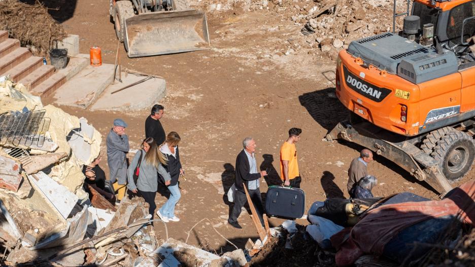 Solo en Letur se estima que unas 40 familias están directamente afectadas por las inundaciones.