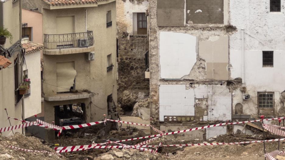 Continúan los trabajos de limpieza en Letur (Albacete).