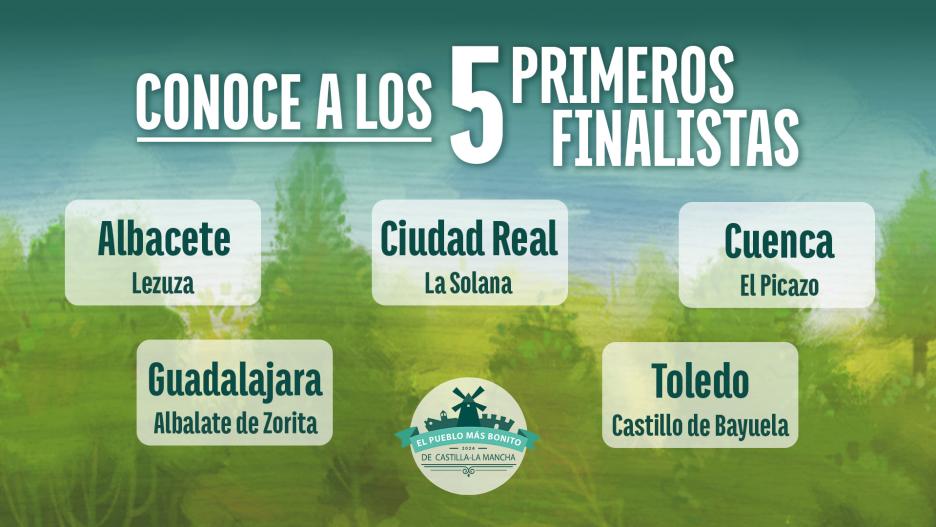 CMM ya tiene sus primeros 5 semifinalistas para convertirse en "El Pueblo Más Bonito de Castilla-La Mancha".