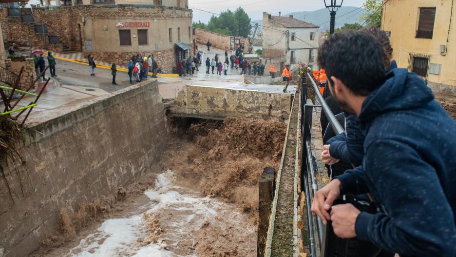 La dana provocó importantes destrozos en infraestructuras hidráulicas.