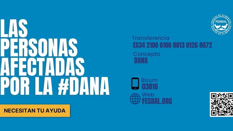 Desde la catástrofe, el Banco de Alimentos ha iniciado una campaña a favor de los damnificados por la dana.