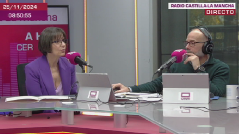 La coordinadora de las Unidades de Violencia sobre la Mujer de Castilla-La Mancha, Consuelo García López, en Radio Castilla-La Mancha Hoy