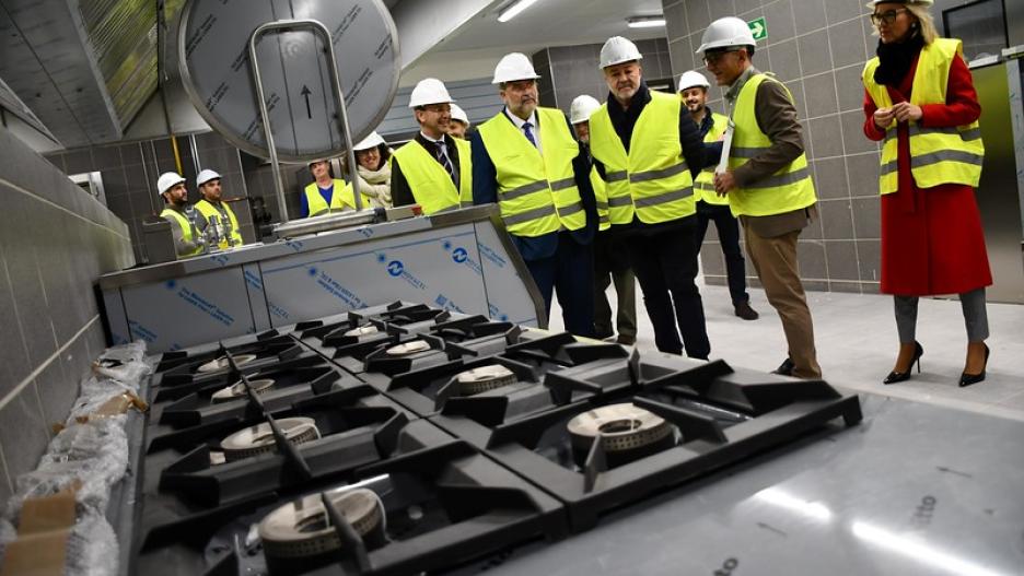 La cocina del hospital de Cuenca tiene capacidad para atender a 500 pacientes diarios.