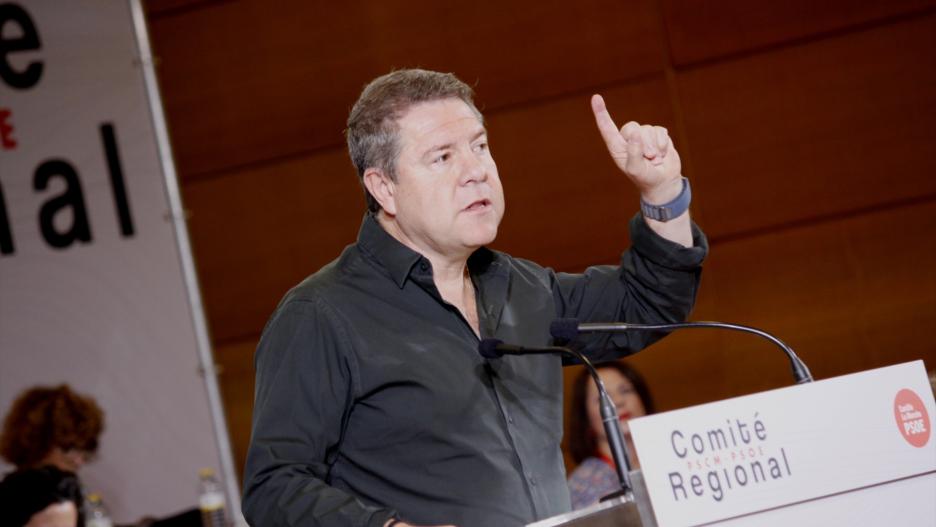 (Foto de ARCHIVO)
El secretario regional del PSOE, Emiliano García-Page, en el Comité Regional del partido.

PSOE
29/6/2024