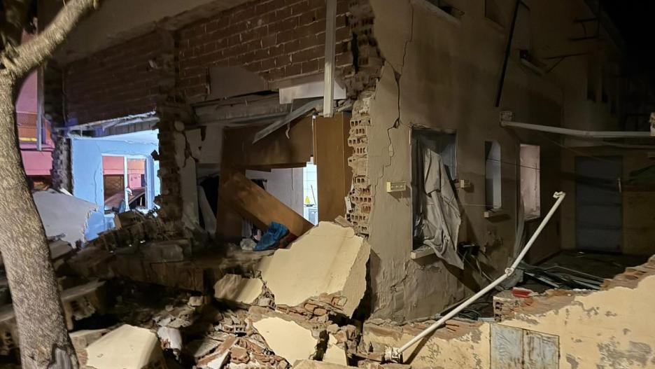 Así quedó la vivienda afectada por una explosión en Fontanar.