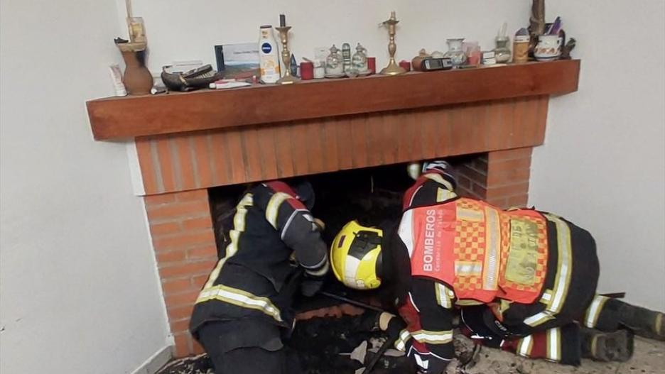 Incendio chimenea El Real de San Vicente 1