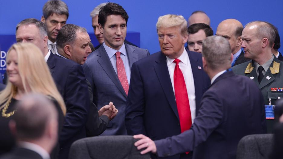 (Foto de ARCHIVO)
December 4, 2019, Watford, England, Great Britain: Prime Minister Justin Trudeau and U.S. President Donald Trump arrive to take part in a plenary session at the NATO Summit in Watford, Hertfordshire, England, on Wednesday, Dec. 4, 2019.

Europa Press/Contacto/Sean Kilpatrick
04/12/2019