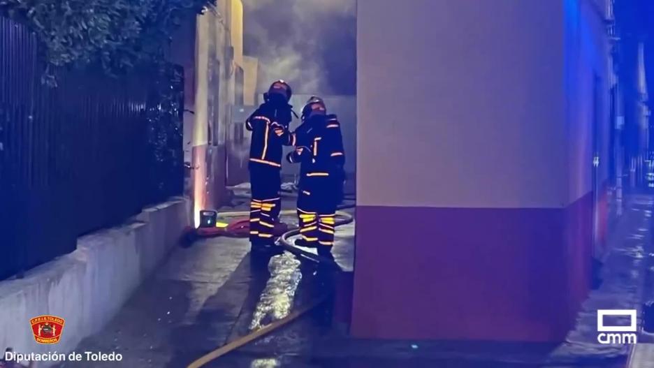 Incendio en una vivienda en Lillo.