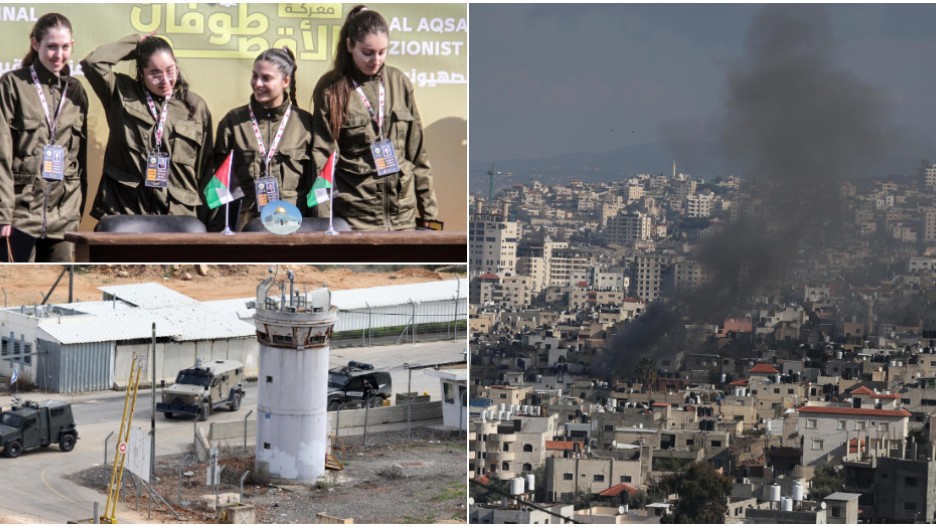 Liberadas cuatro soldados israelíes retenidas por Hamás, liberados 200 palestinos de cárceles israelíes y bombardeos en Yenín