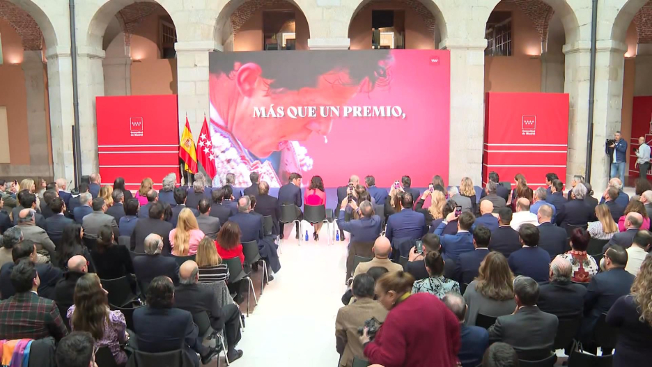 Presentación en la Real Casa de las bases del Premio Nacional de Tauromaquia este jueves.