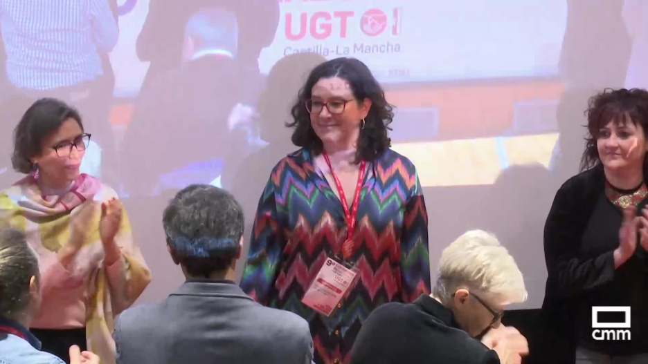 Lola Alcónez es la nueva secretaria regional de UGT en Castilla-La Mancha.