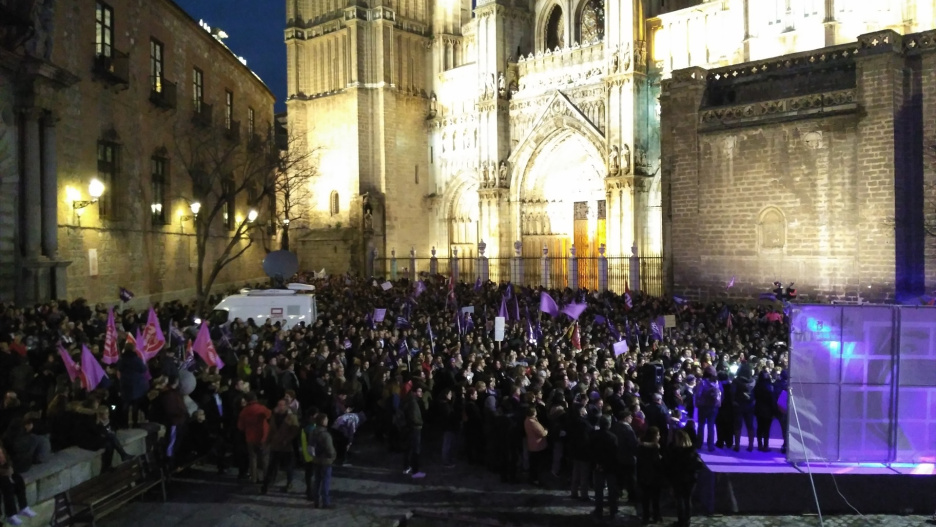 Manifestación del 8-M en Toledo.